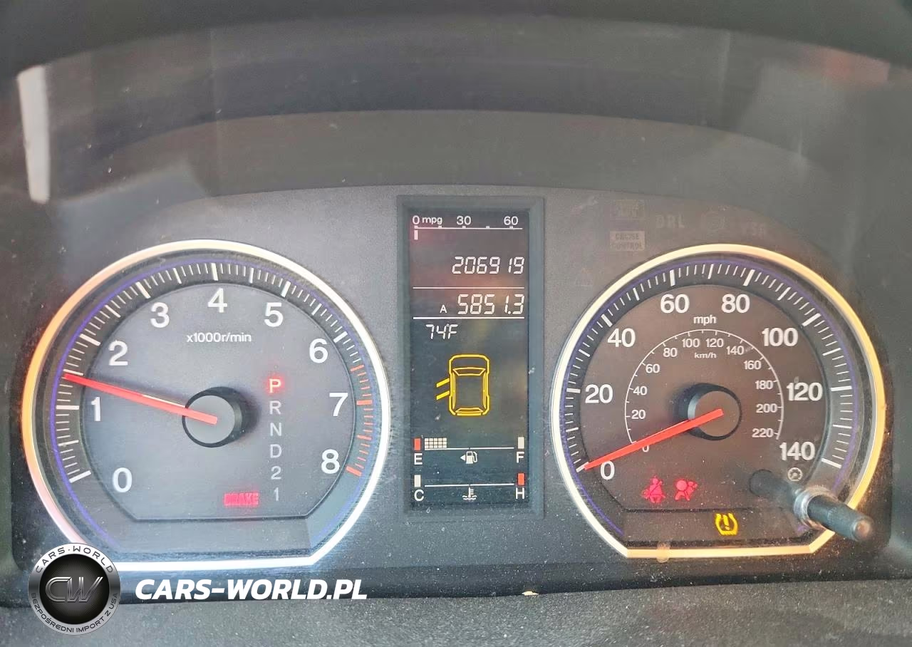 2007 Honda Cr-V Exl VIN:JHLRE48787C081326 - 9