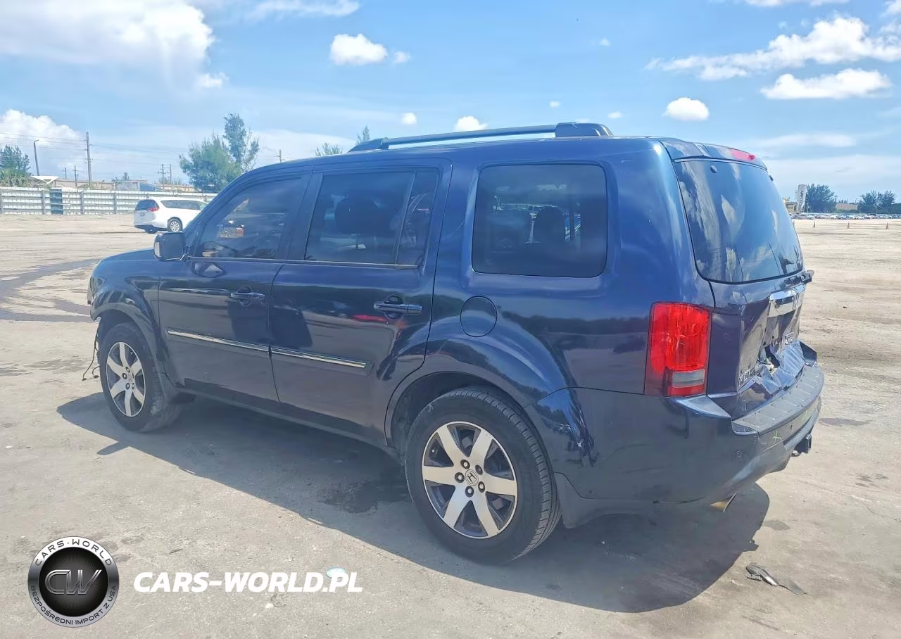 2012 Honda Pilot Touring VIN:5FNYF4H96CB077926 - 2