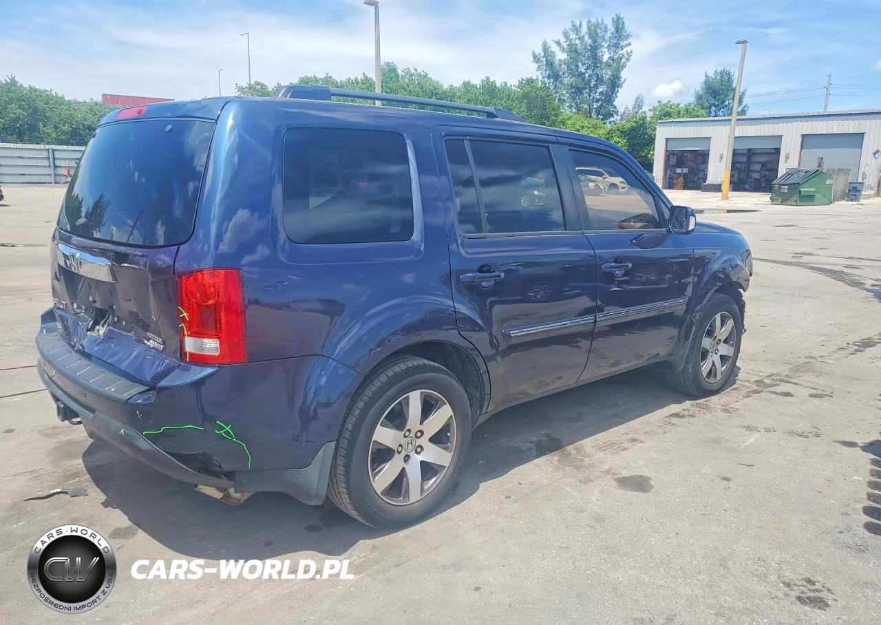 2012 Honda Pilot Touring VIN:5FNYF4H96CB077926 - 3