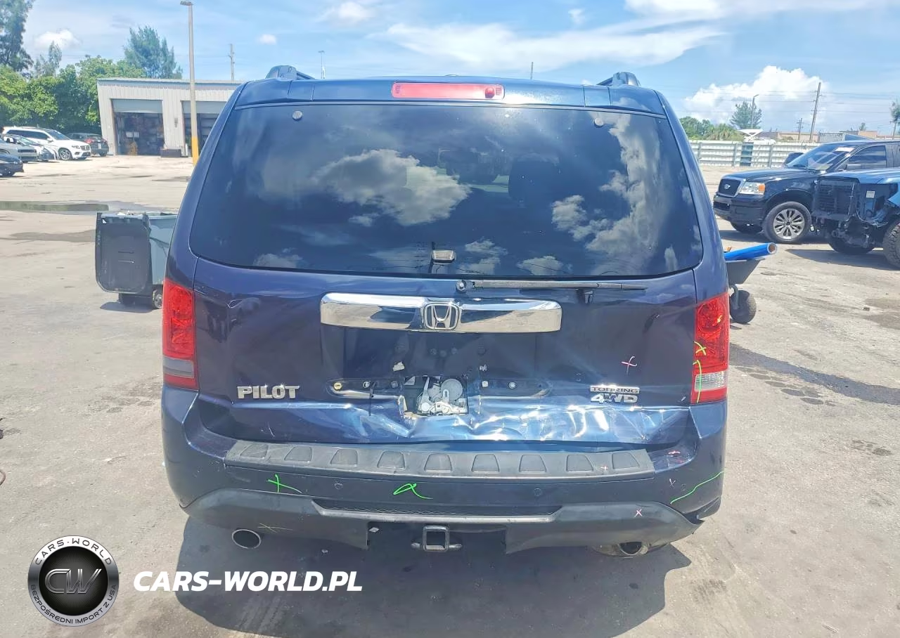 2012 Honda Pilot Touring VIN:5FNYF4H96CB077926 - 6