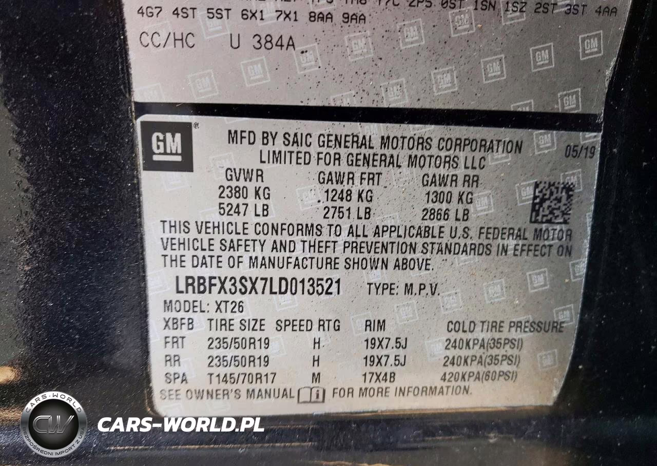 2020 Buick Envision Premium VIN:LRBFX3SX7LD013521 - 13