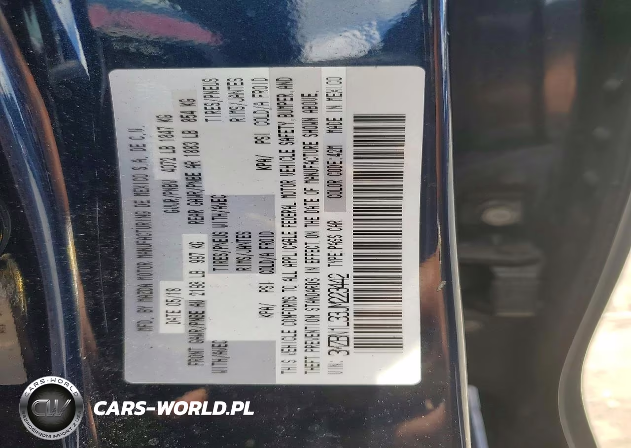 2018 Mazda 3 Touring VIN:3MZBN1L33JM223442 - 12
