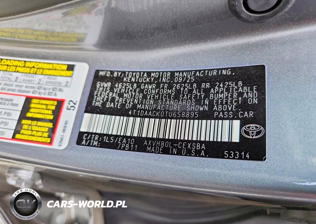2026 Toyota Camry Se VIN:4T1DAACK0TU658895 - 12