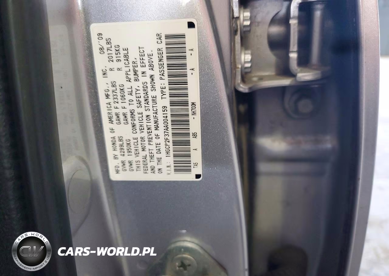 2010 Honda Accord Lx VIN:1HGCP2F37AA004159 - 13