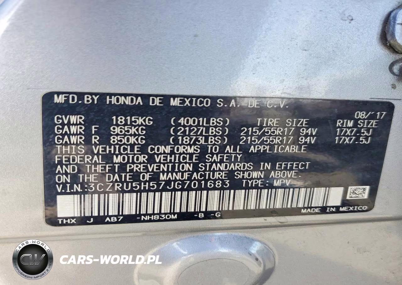 2018 Honda Hr-V Ex VIN:3CZRU5H57JG701683 - 13