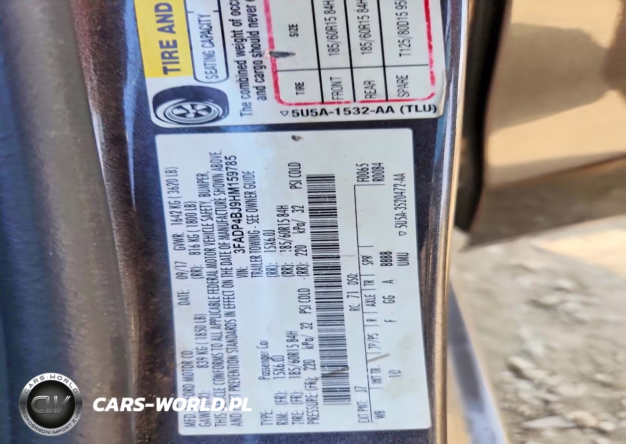 2017 Ford Fiesta Se VIN:3FADP4BJ9HM159785 - 12