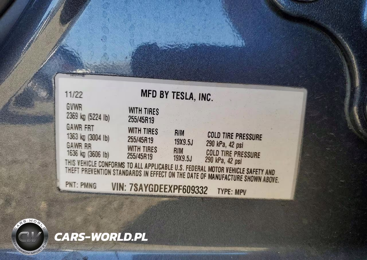 2023 Tesla Model Y VIN:7SAYGDEEXPF609332 - 13