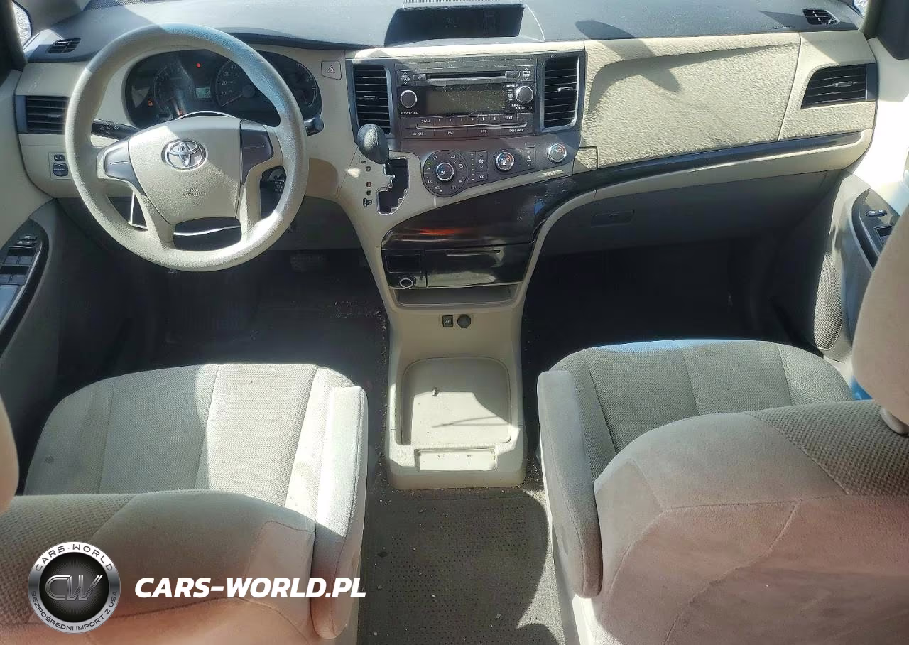2012 Toyota Sienna Base 7-Passenger VIN:5TDZK3DC6CS262310 - 8