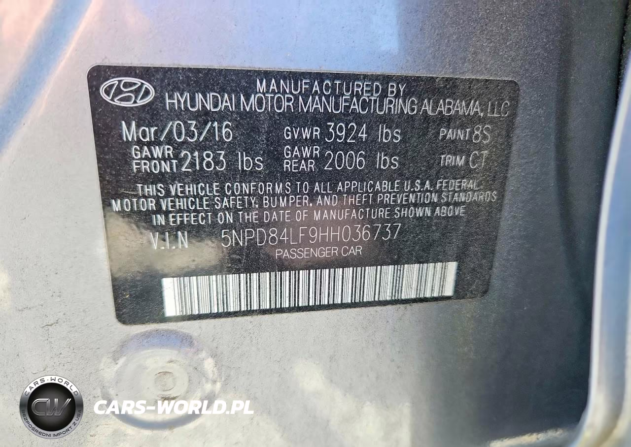 2017 Hyundai Elantra Limited VIN:5NPD84LF9HH036737 - 12