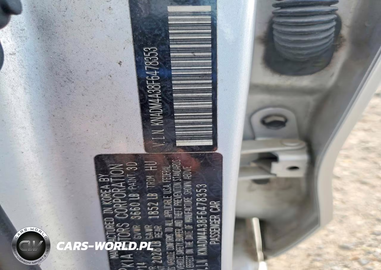 2015 Kia Rio Lx VIN:KNADM4A38F6478353 - 12