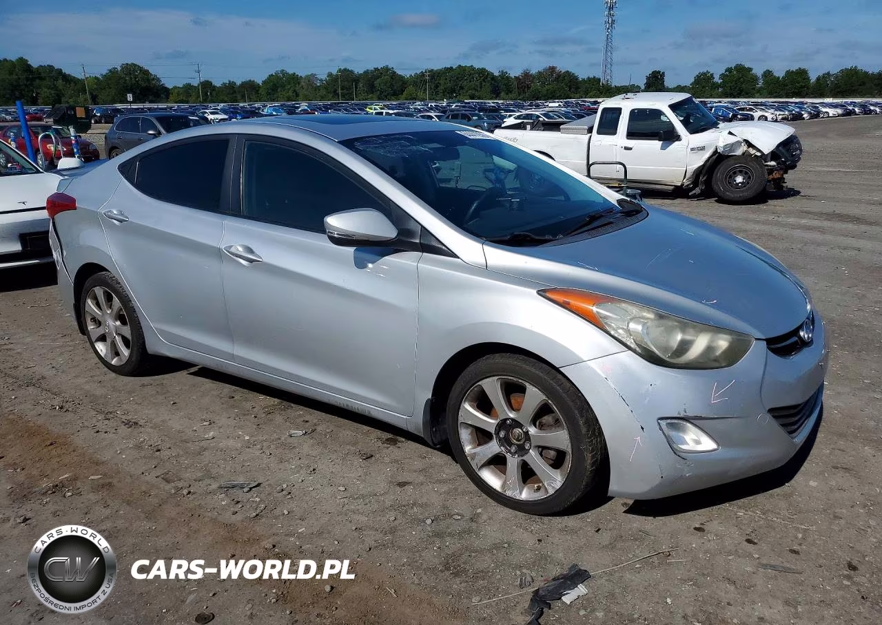 2013 Hyundai Elantra Limited VIN:5NPDH4AE9DH421316 - 4