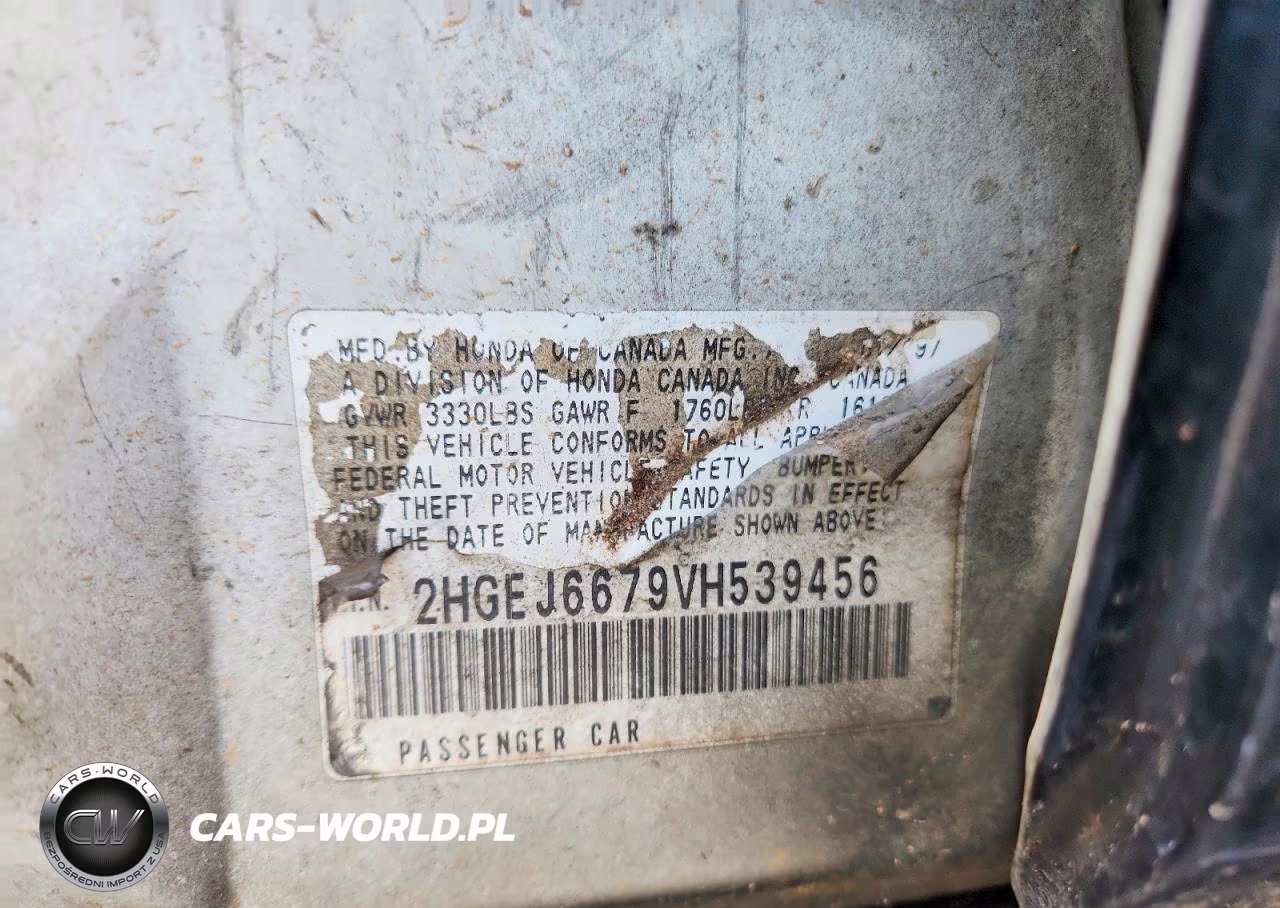 1997 Honda Civic Lx VIN:2HGEJ6679VH539456 - 12