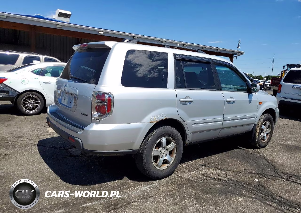 2008 Honda Pilot Exl VIN:5FNYF18598B044468 - 3