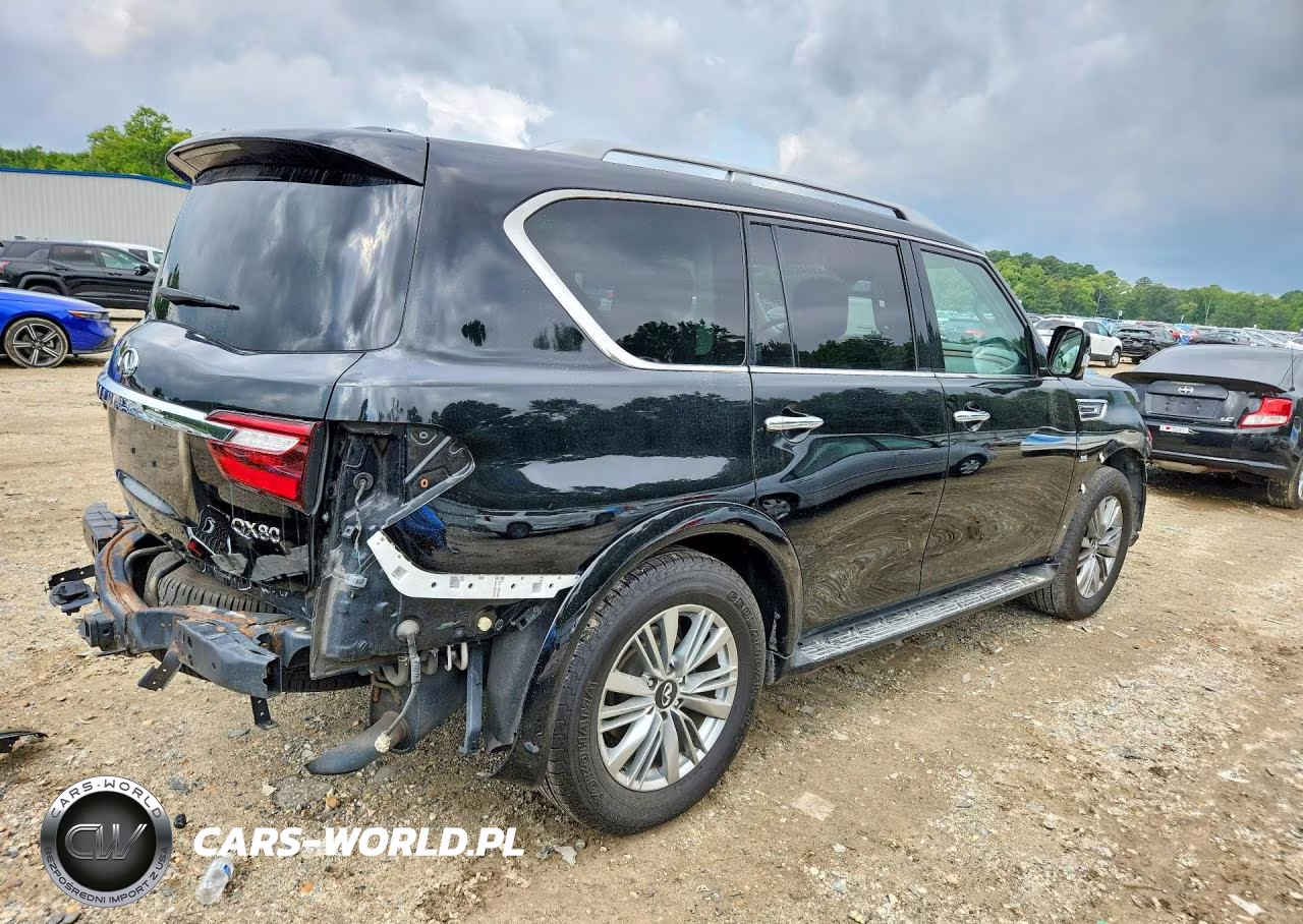2018 Infiniti Qx80 Base VIN:JN8AZ2NE9J9192479 - 3