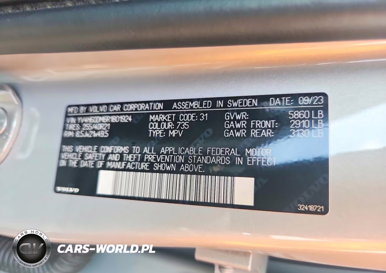 2024 Volvo Xc60 Ultimate VIN:YV4H60DM6R1801924 - 13