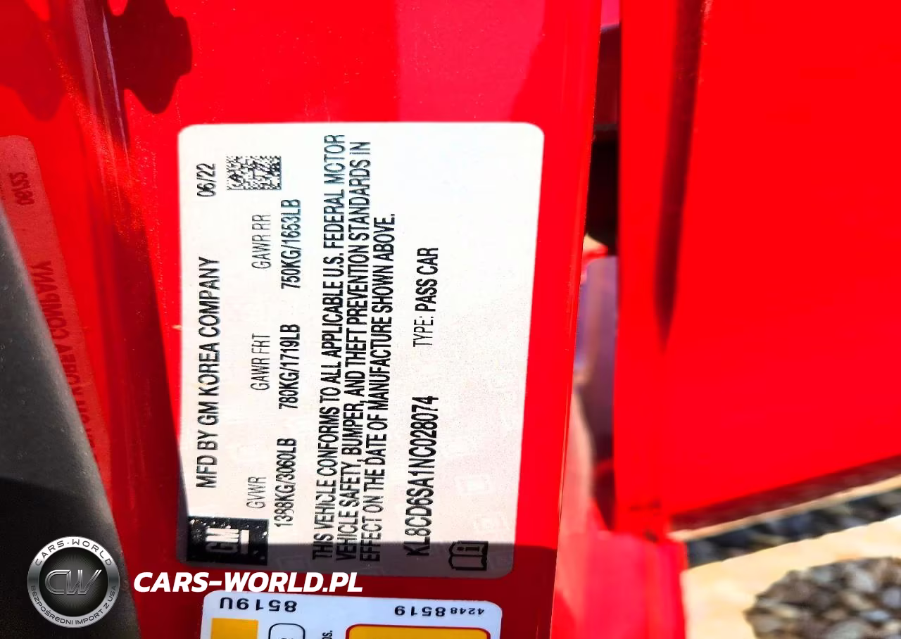 2022 Chevrolet Spark 1Lt VIN:KL8CD6SA1NC028074 - 12