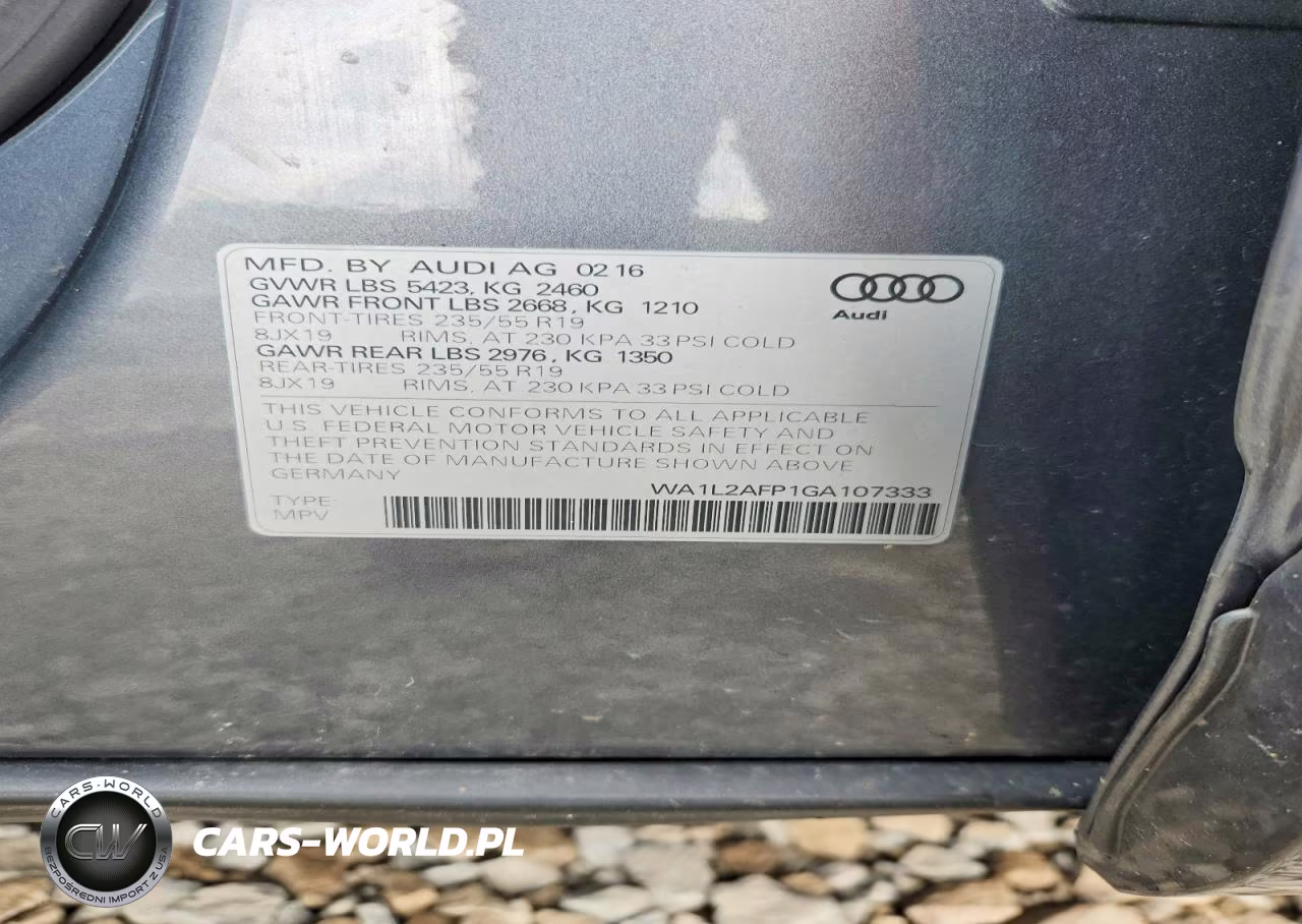 2016 Audi Q5 Premium Plus VIN:WA1L2AFP1GA107333 - 14