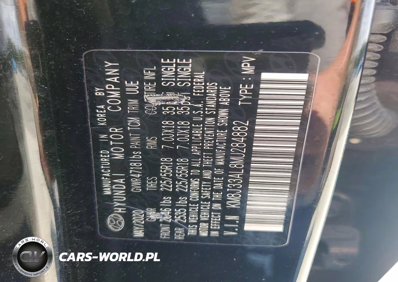 2021 Hyundai Tucson Ultimate VIN:KM8J33AL8MU284882 - 12