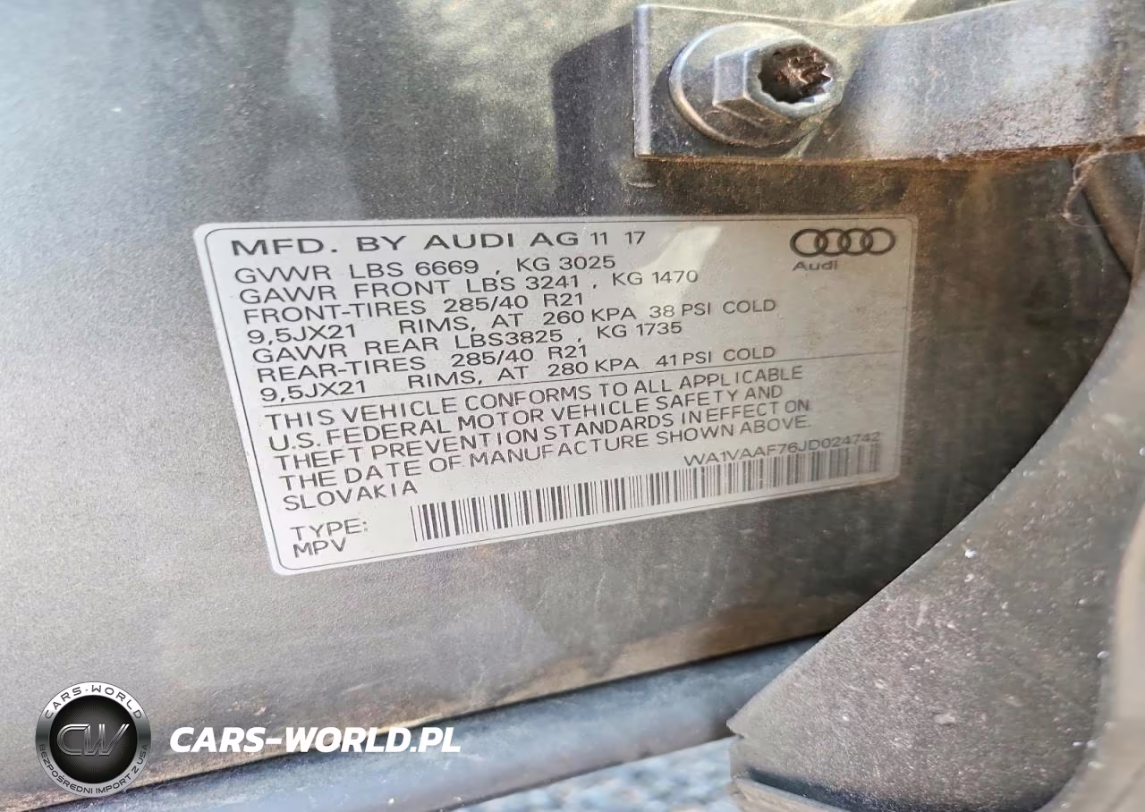 2018 Audi Q7 Prestige VIN:WA1VAAF76JD024742 - 13