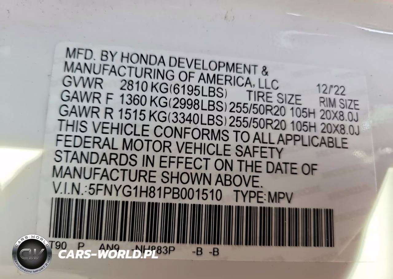 2023 Honda Pilot Elite VIN:5FNYG1H81PB001510 - 14