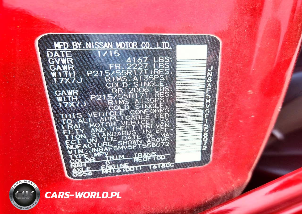 2015 Nissan Juke Sl VIN:JN8AF5MV5FT558072 - 13