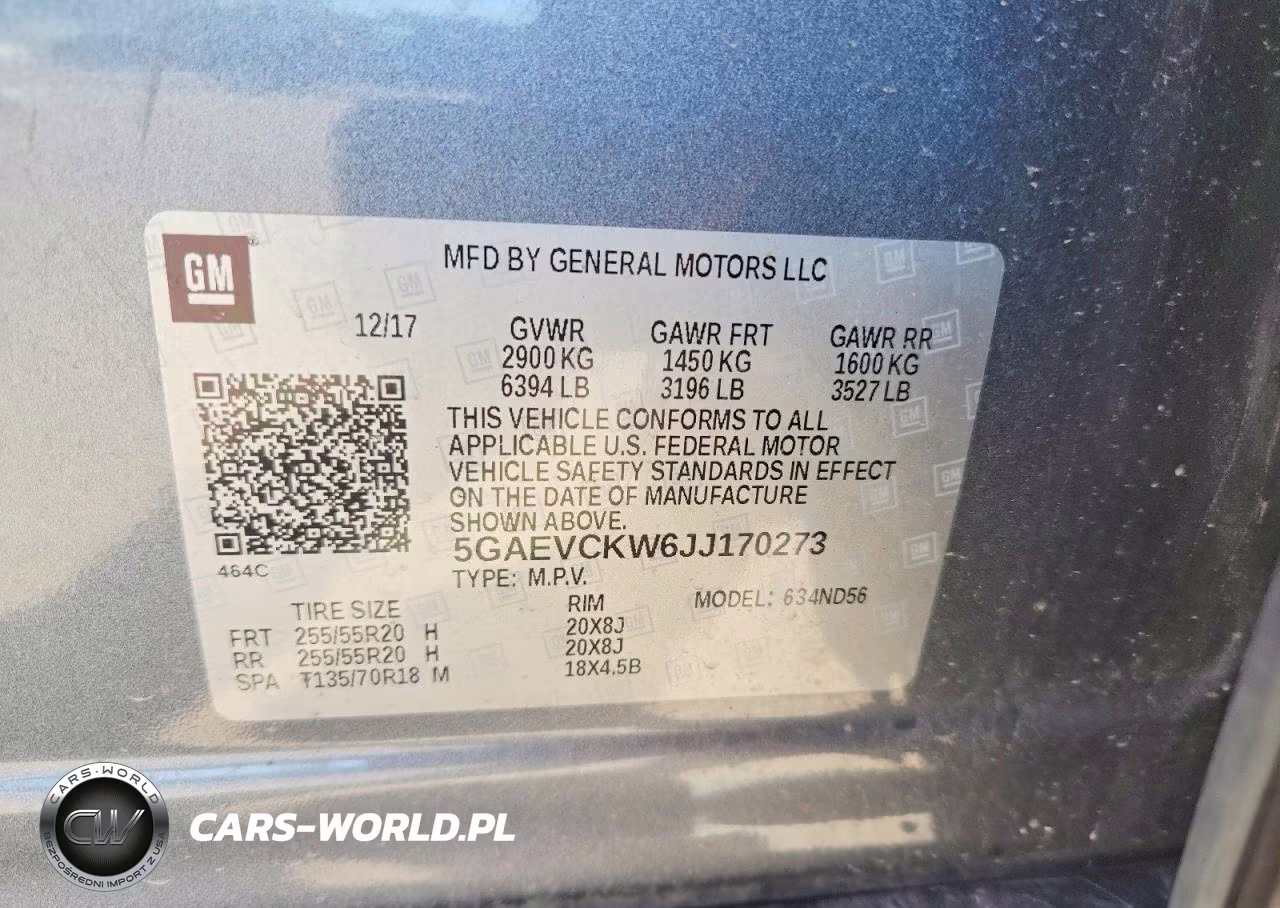 2018 Buick Enclave Avenir VIN:5GAEVCKW6JJ170273 - 13