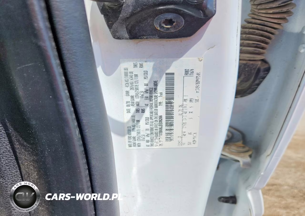 2020 Ford F250 Super Duty VIN:1FT7W2B68LEE09266 - 12