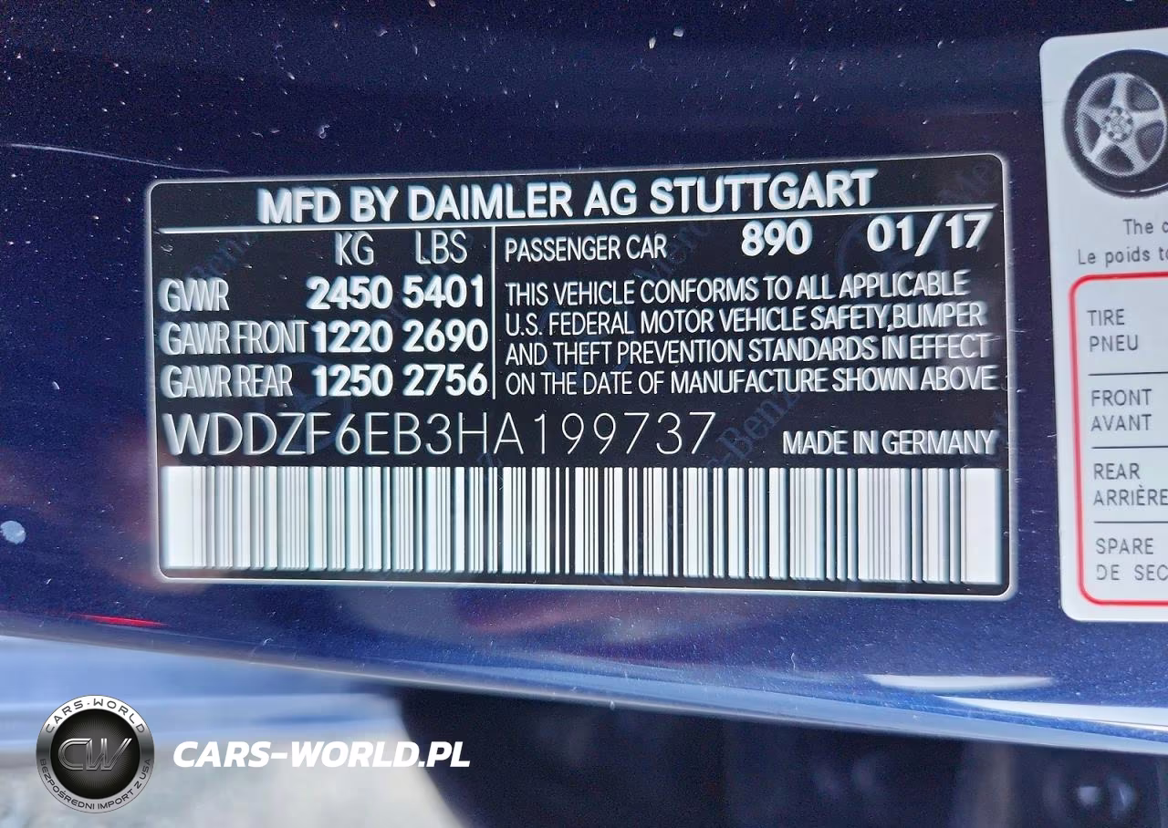 2017 Mercedes-Benz E 43 4Matic Amg VIN:WDDZF6EB3HA199737 - 12