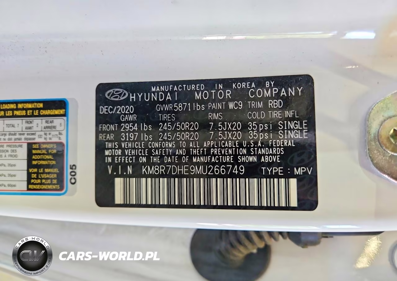 2021 Hyundai Palisade Calligraphy VIN:KM8R7DHE9MU266749 - 13