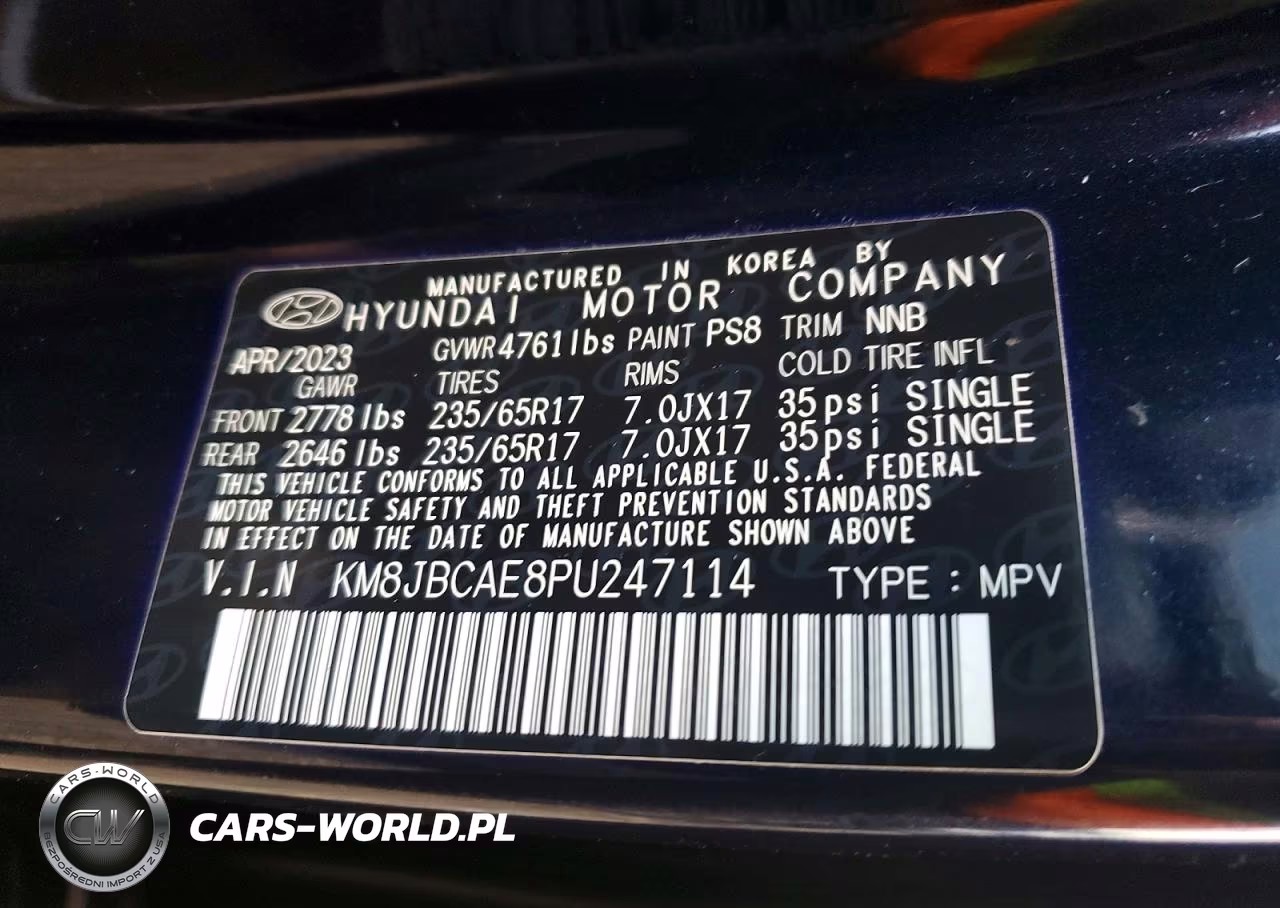 2023 Hyundai Tucson Sel VIN:KM8JBCAE8PU247114 - 13