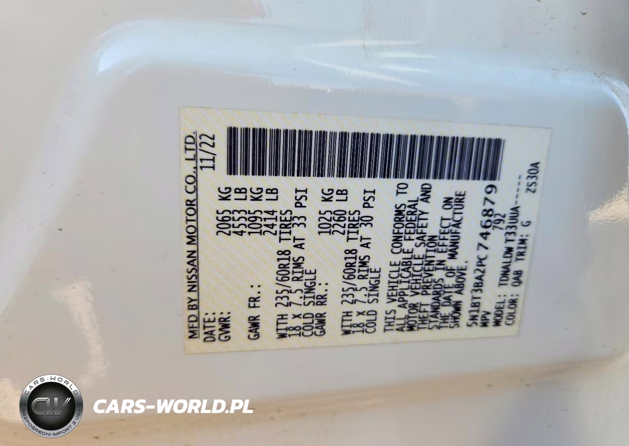2023 Nissan Rogue Sv VIN:5N1BT3BA2PC746879 - 13