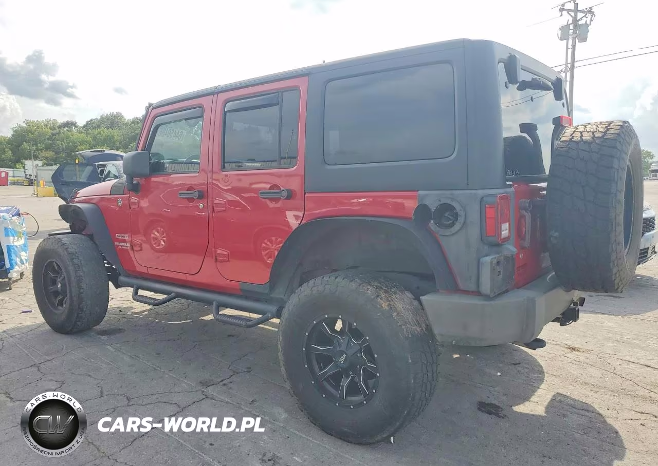 2011 Jeep Wrangler Unlimited Sport VIN:1J4BA3H17BL582341 - 2