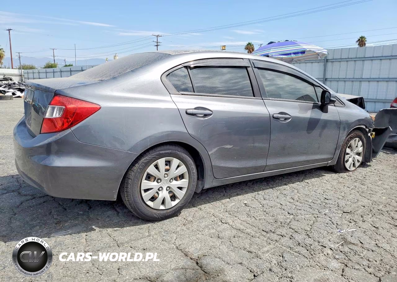 2012 Honda Civic Lx VIN:19XFB2F58CE346831 - 3