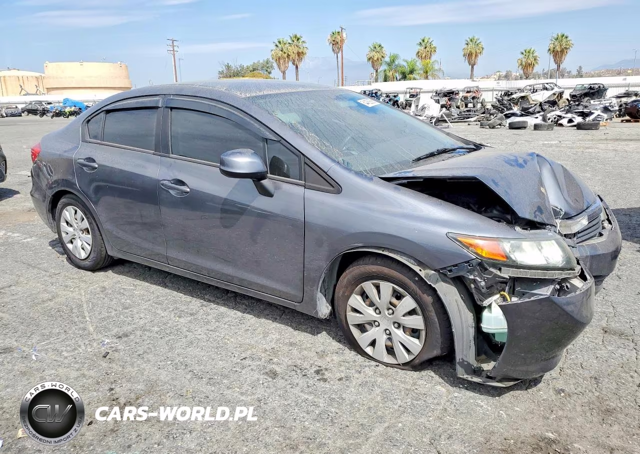 2012 Honda Civic Lx VIN:19XFB2F58CE346831 - 4