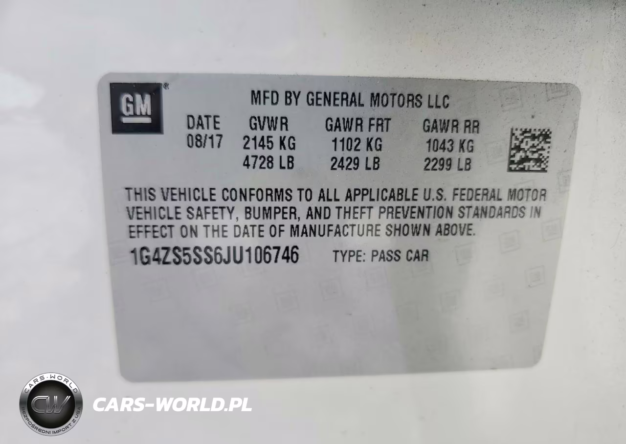 2018 Buick Lacrosse Premium VIN:1G4ZS5SS6JU106746 - 12