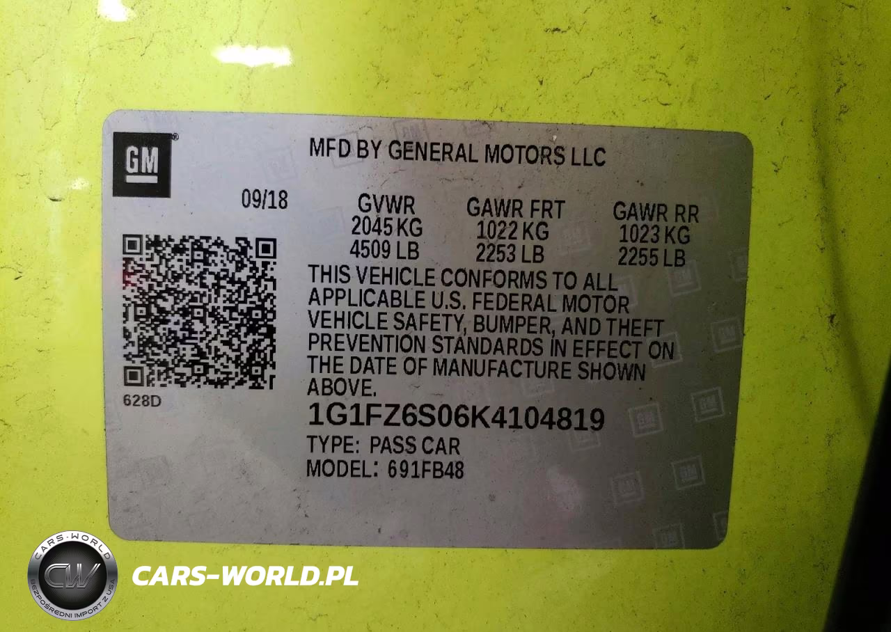 2019 Chevrolet Bolt Ev Premier VIN:1G1FZ6S06K4104819 - 12