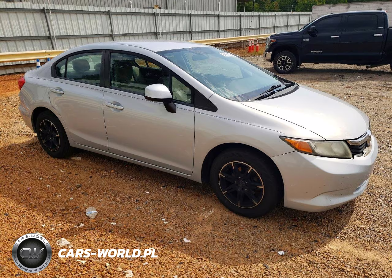 2012 Honda Civic Lx VIN:2HGFB2F56CH539825 - 4