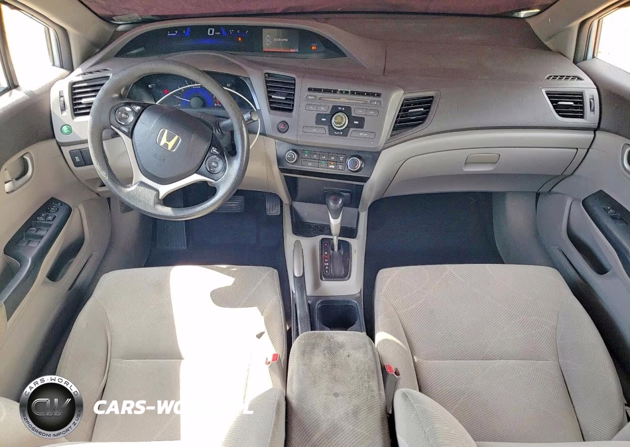 2012 Honda Civic Lx VIN:2HGFB2F56CH539825 - 8