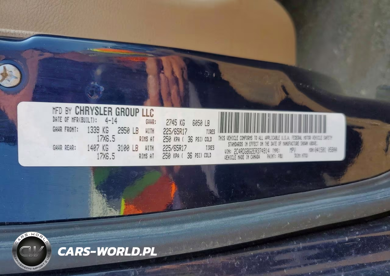 2014 Dodge Grand Caravan Se VIN:2C4RDGBG2ER374914 - 13