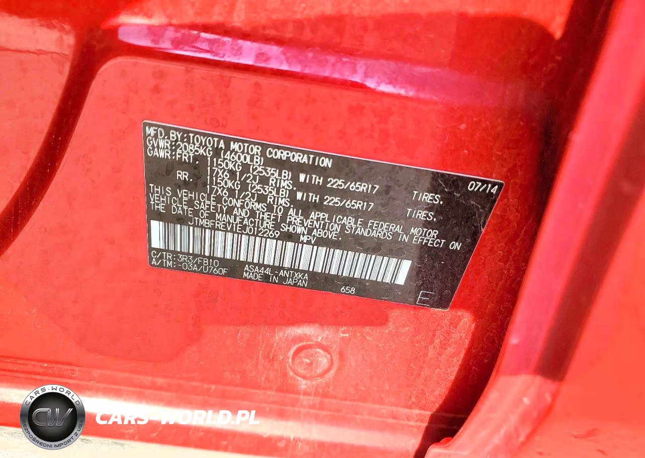 2014 Toyota Rav4 Le VIN:JTMBFREV1EJ012269 - 12