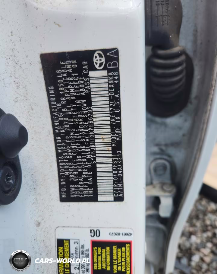 2019 Toyota Corolla Le VIN:5YFBURHE2KP866292 - 12