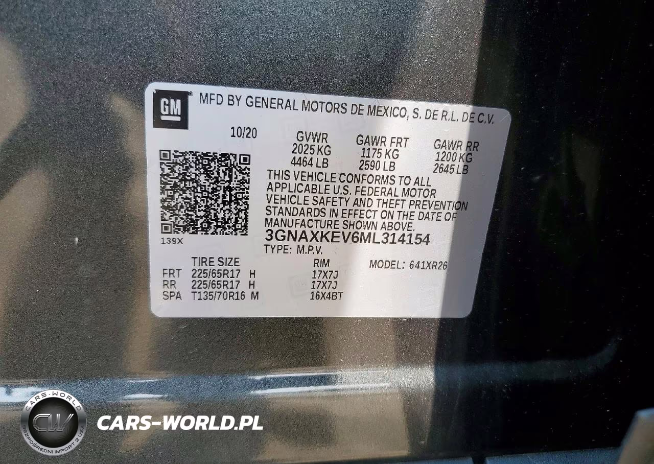 2021 Chevrolet Equinox Lt VIN:3GNAXKEV6ML314154 - 13
