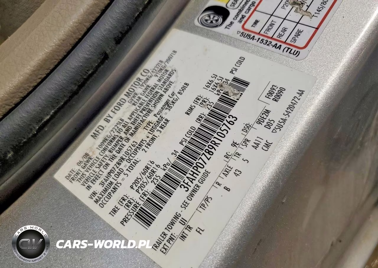 2009 Ford Fusion Se VIN:3FAHP07Z89R105763 - 12