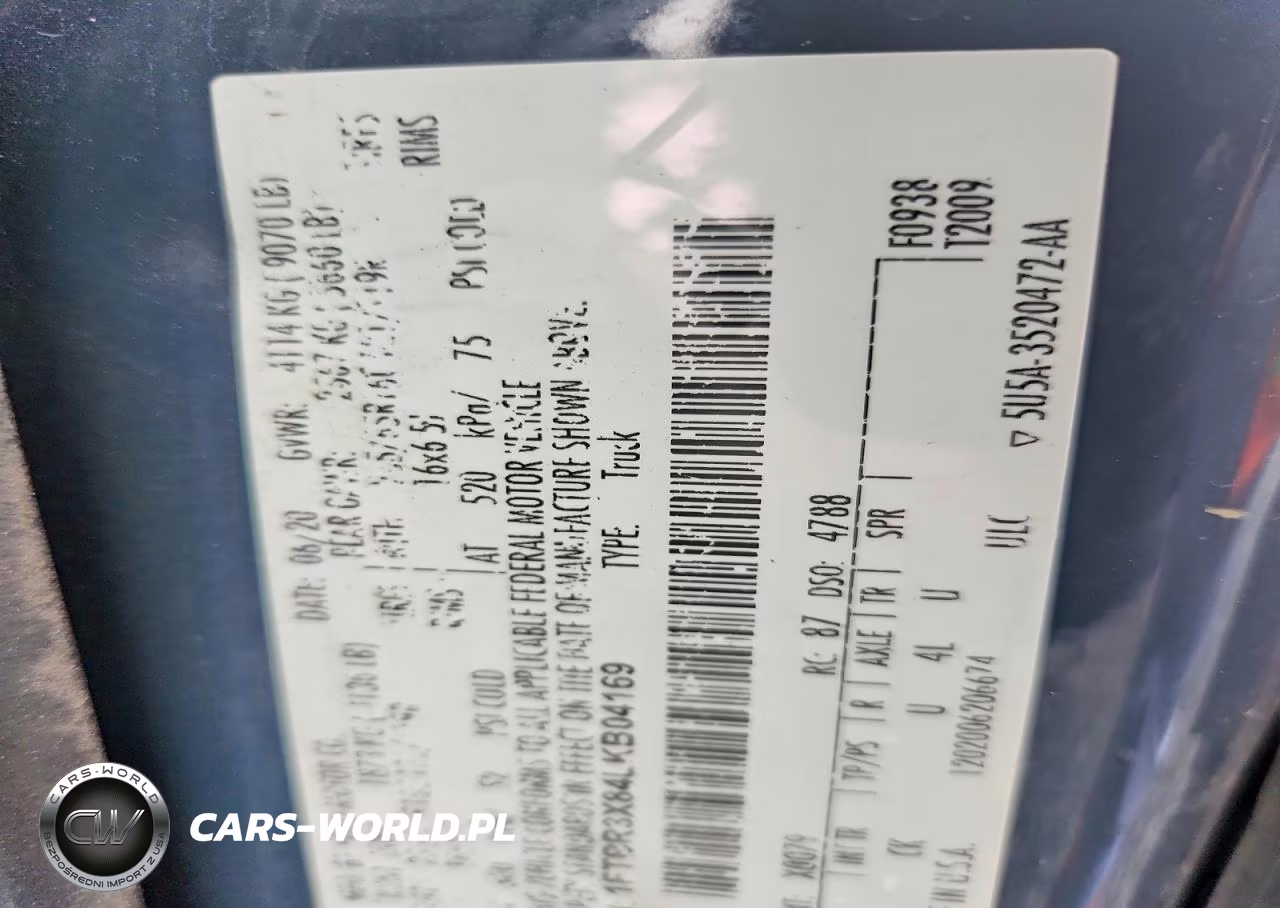 2020 Ford Transit 250 Delivery Van VIN:1FTBR3X84LKB04169 - 13