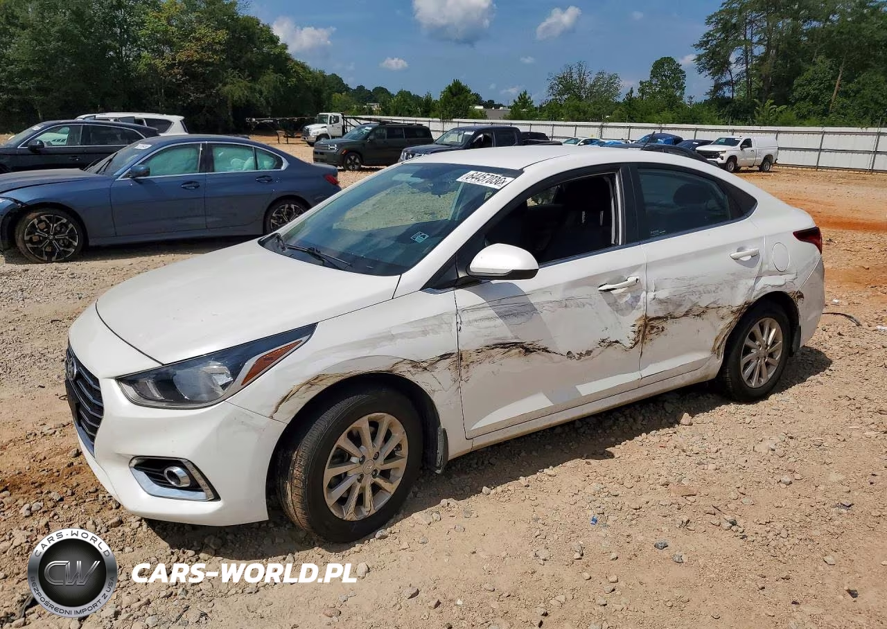 2021 Hyundai Accent Sel VIN:3KPC24A6XME141172 - 1