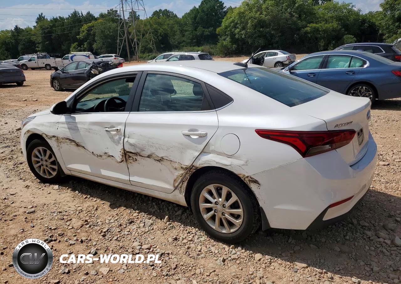 2021 Hyundai Accent Sel VIN:3KPC24A6XME141172 - 2