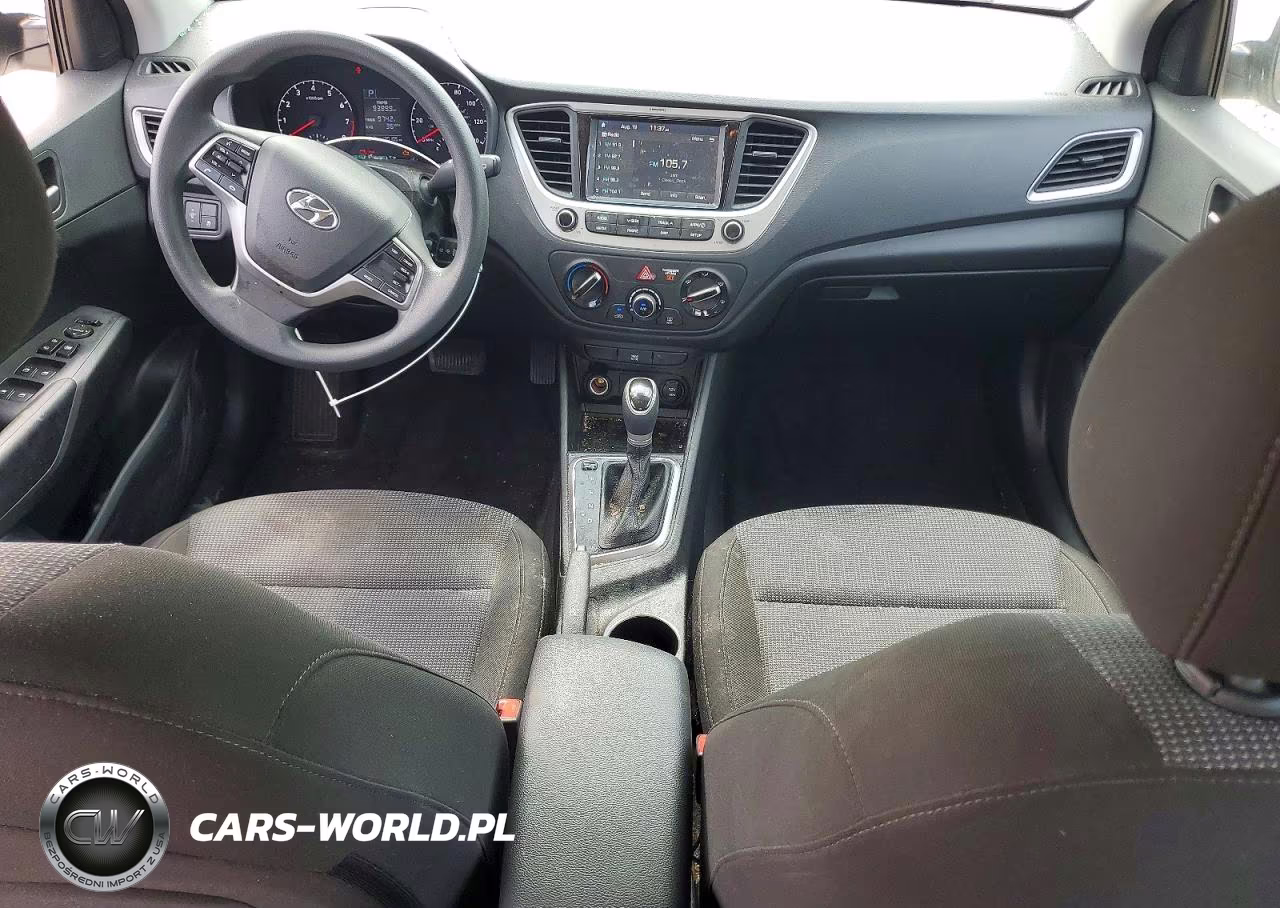 2021 Hyundai Accent Sel VIN:3KPC24A6XME141172 - 8