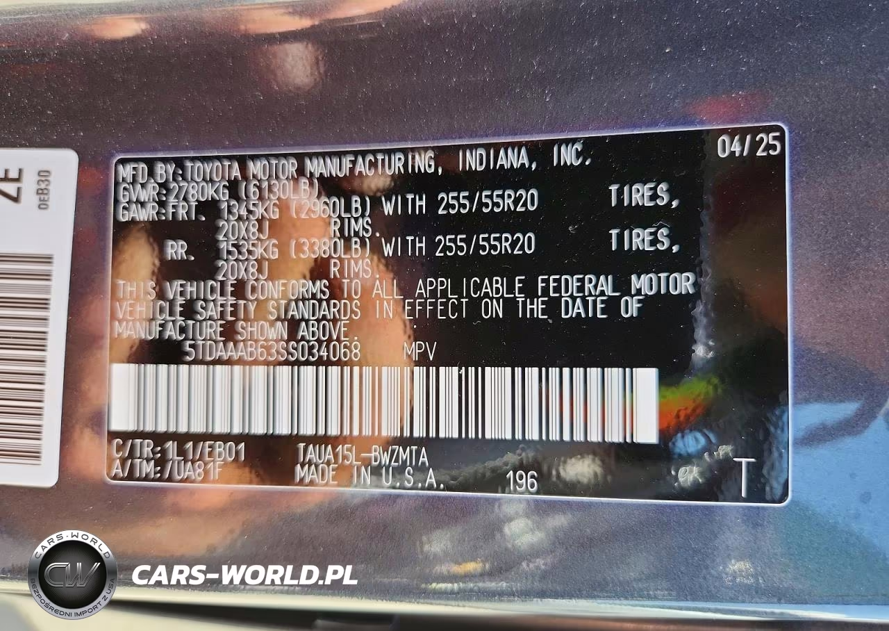2025 Lexus Tx 350 Premium VIN:5TDAAAB63SS034068 - 14