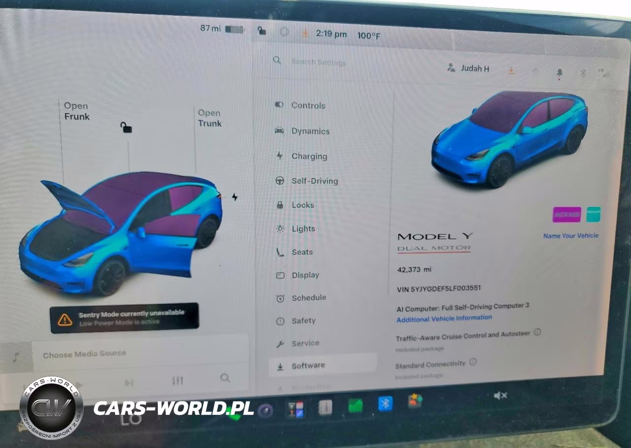 2020 Tesla Model Y VIN:5YJYGDEF5LF003551 - 9