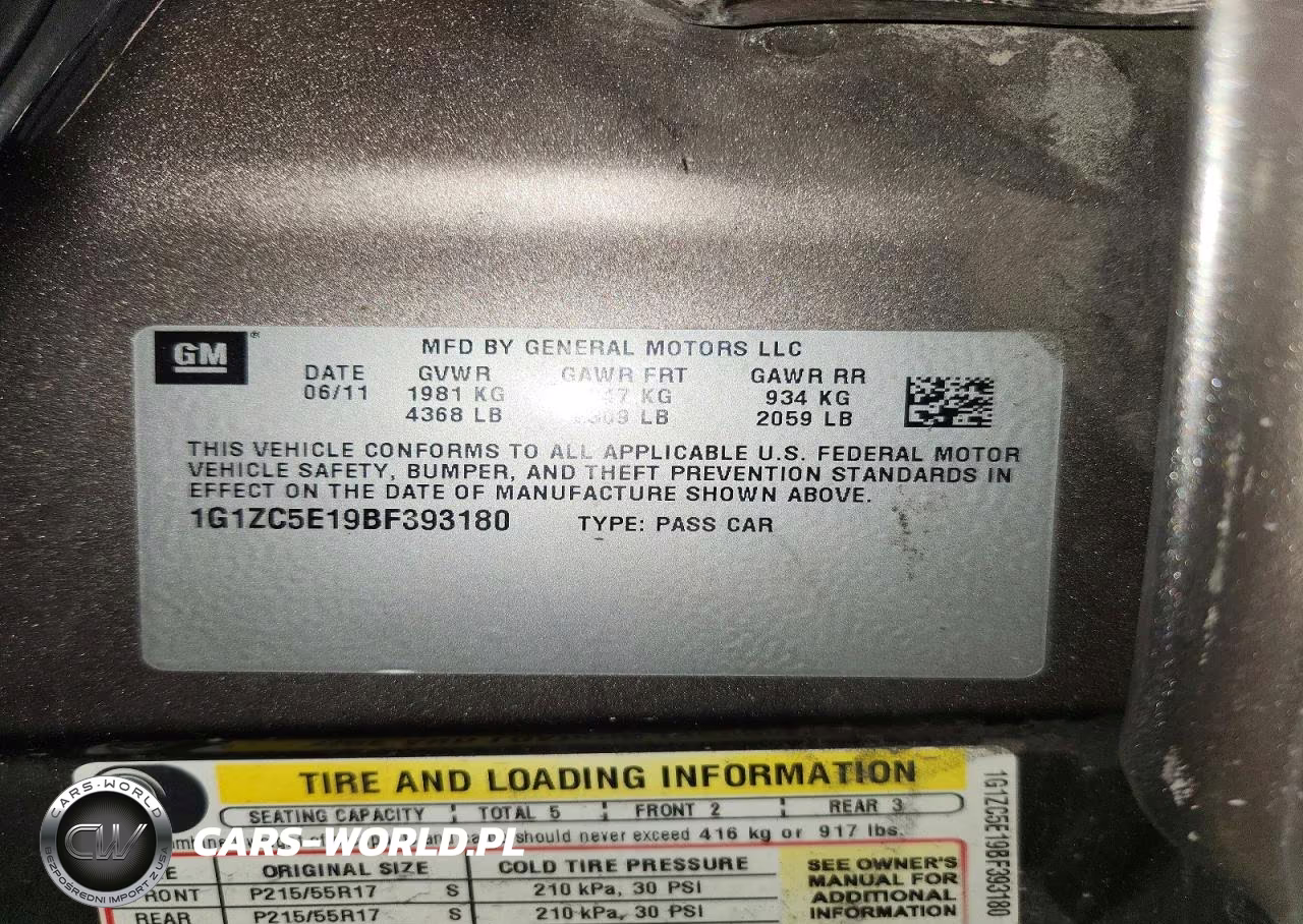 2011 Chevrolet Malibu 1Lt VIN:1G1ZC5E19BF393180 - 13